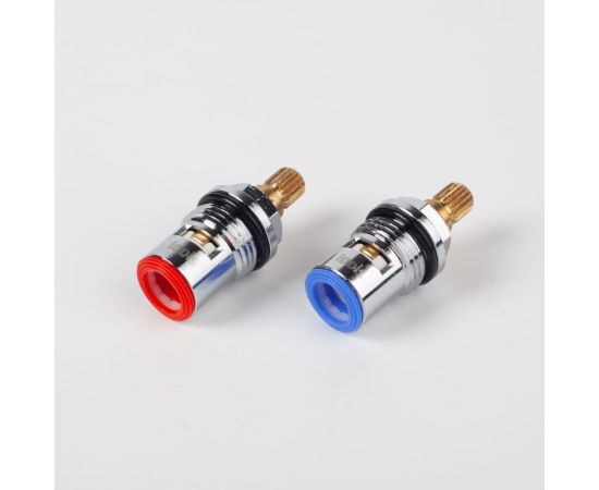 Кран-буксы IDDIS разнонаправленные, керамика, 90, 20 зубцов, M18x1.5, h=44 мм, 2 шт 998CR440SM-S – изображение 4