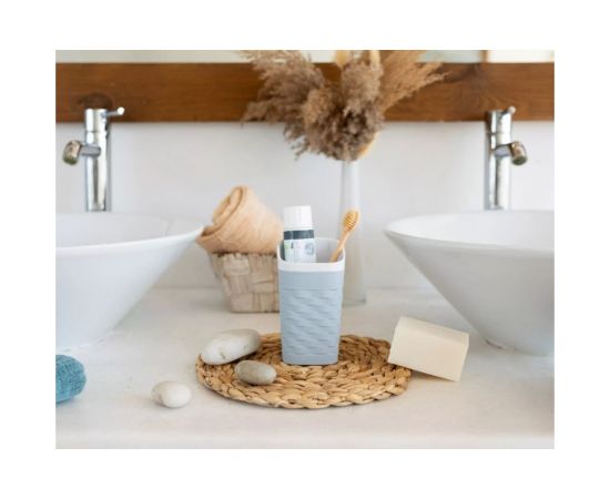 Стакан для зубных щеток Полимербыт REEF без разделителя 431590100 – изображение 4