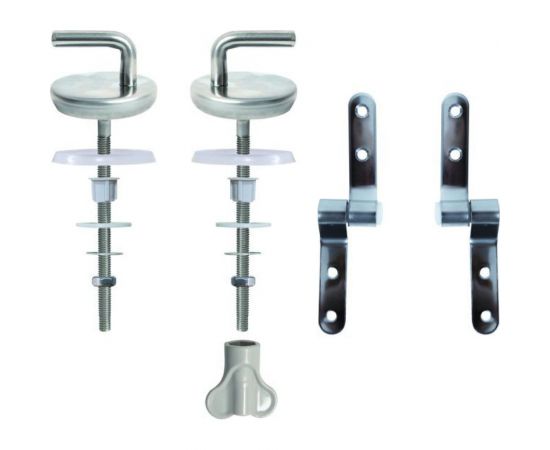 Сиденье для унитаза Wirquin натуральное дерево, крепления нержавеющие AB00610 – изображение 4