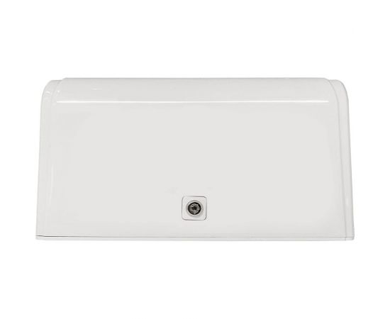 Диспенсер для бумажных полотенец hor t1 бизнес корпус белый, верхнее стекло полупрозрачное матовое, нижние стекла белый abs-пластик, универсальная система сложения (z(c) / v(zz)) HOR-11111411 – изображение 5