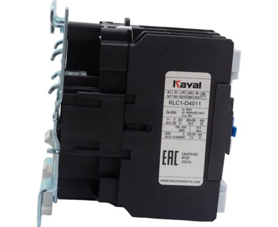 Магнитный пускатель KAYAL Контактор 40A-42AC-Б-УХЛ4 KLC1-D4011 UCD40A042V – изображение 7
