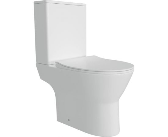 Напольный унитаз Teymi Ritta безободковый, сиденье микролифт T40803 ЦБ-00267141 – изображение 10