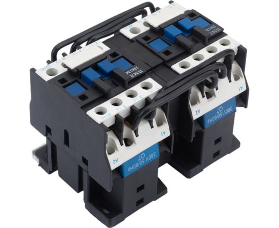 Электромагнитный пускатель Электротехник ПМЛ-1501 УХЛ4 Б, 380В/50Гц, 2р, 10А, реверсивный, без реле, IP00, ET515395 