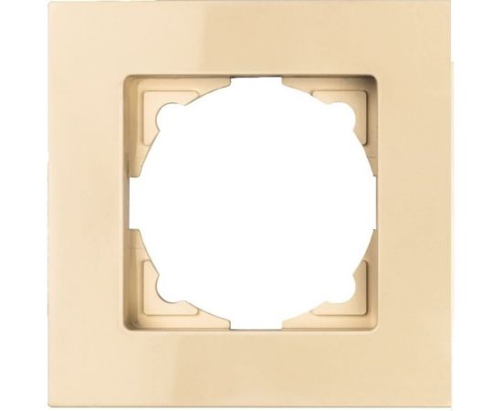 Рамка GUNSAN 1 пост Eqona крем 16401200-000140 