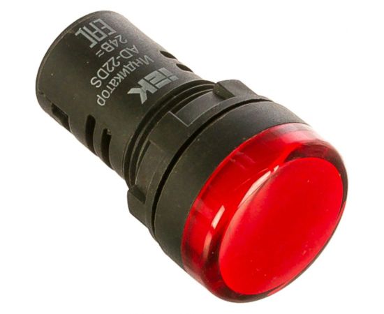 Светосигнальная арматура IEK AD-22DS 24В красная ИЭК BLS10-ADDS-024-K04 