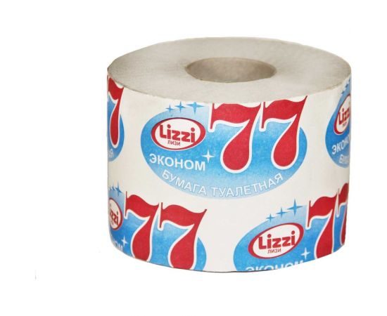 Туалетная бумага Lizzi ""77 Эконом"" 1-слой, 1 рулон 1-630 