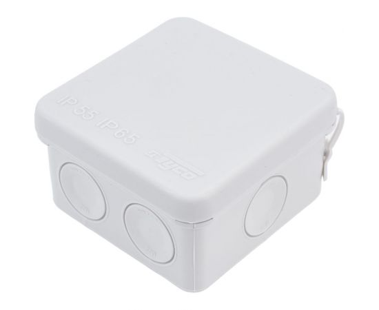 Распределительная коробка Рувинил Тусо для открытой проводки 70x70x40 мм двухкомпонентная 67230 