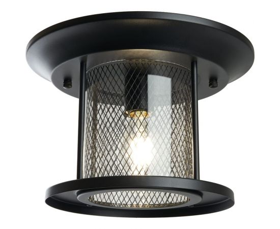 Садово-парковый светильник FERON PL723 на потолок 60W E27 230V, черный 48387 