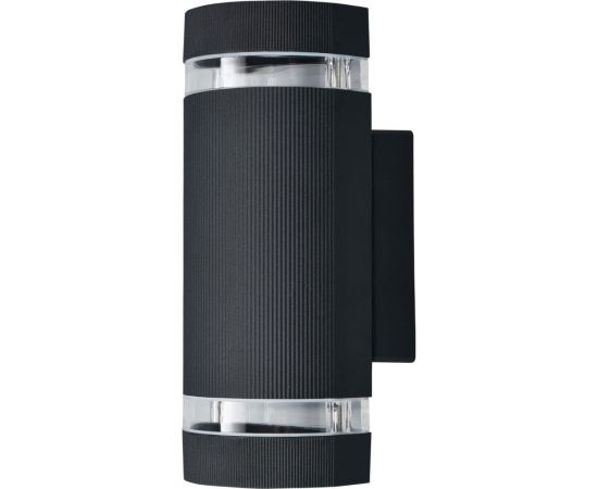 Уличный настенный светильник Apeyron 2хmax 35вт gu10, ip54, чёрный, алюминий 11-132 