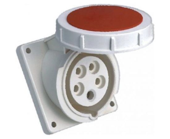 Стационарная внутренняя угловая розетка EKF 4352 3Р РЕ N 63А 380В IP67 PROxima SQps-4352-63-380 ps-4352-63-380 