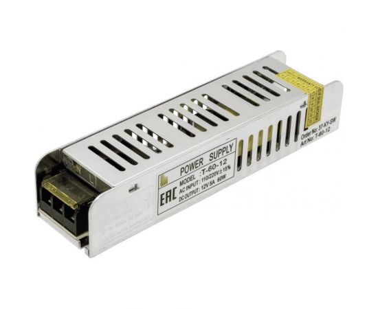Компактный узкий блок питания SWG 60 W, 12V, T-60-12 00000000418 