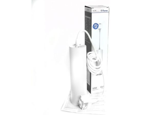 Трековый однофазный светильник на шинопровод FERON al196 на подвесе, под лампу gu10, белый, 48556 – изображение 15