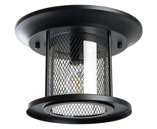 Садово-парковый светильник FERON PL723 на потолок 60W E27 230V, черный 48387 – изображение 2