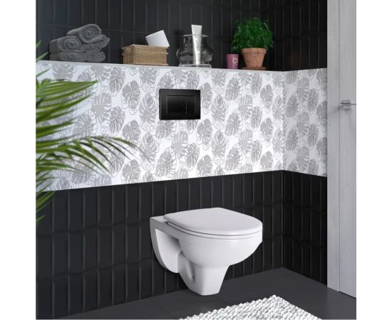 Инсталляция для скрытого монтажа унитаза Berges АТОМ 410 кнопка черная Soft Touch 040332 – изображение 2