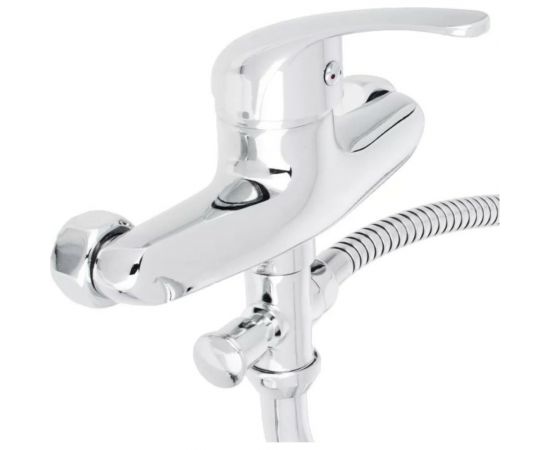 Смеситель для ванны СоюзКран с душем, круглый излив, 30 см, керамический картридж 35 мм, хром SK08-S102 566-383 – изображение 2