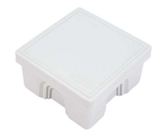 Распределительная коробка для открытой проводки Рувинил Тусо 74x74x40 мм серая 65006 – изображение 2