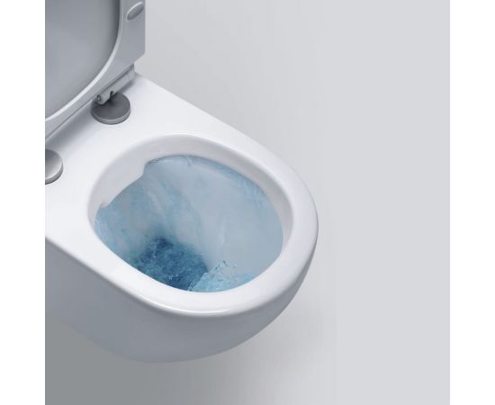 Унитаз подвесной безободковый белый с сиденьем с микролифтом BOND F01-10 – изображение 3