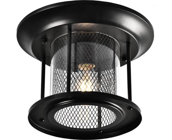 Садово-парковый светильник FERON PL723 на потолок 60W E27 230V, черный 48387 – изображение 3