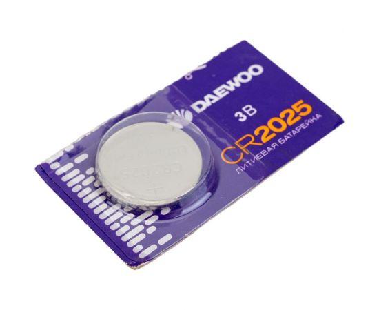 Литиевая батарейка DAEWOO CR2025 Lithium BL-5 5030206 – изображение 3