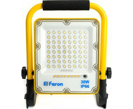 Переносной светодиодный прожектор FERON ll-950 с зарядным устройством ip66 30w 6400k 48675 – изображение 3