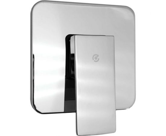 Встраиваемый смеситель для душа SANTREK AQUA-1054 (SAP-1054) квадратная лейка (20x20 см), хром, эконом (только тропический душ) 312281 – изображение 3