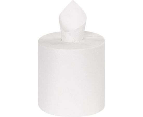 Бумажные полотенца ЛАЙМА M2 UNIVERSAL WHITE с центральной вытяжкой, 300 м, 1 слой, белые, комплект 6 рулонов 112506 – изображение 4