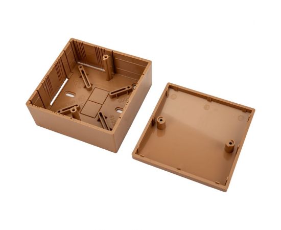 Универсальная коробка для кабель каналов Рувинил 100x100x55 мм 65019К – изображение 4