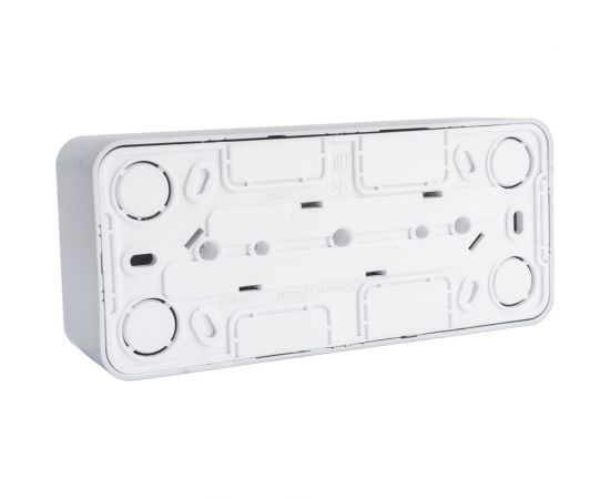 3-ая наружная розетка Schneider Electric Blanca Алюминий, с заземлением, без шторок, 16А, 250В SE BLNRA010313 – изображение 4