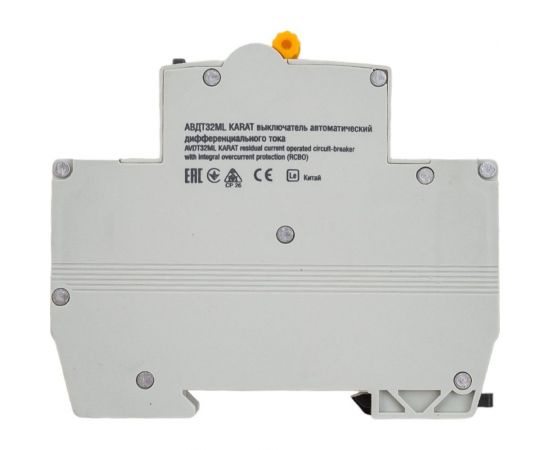 Автоматический выключатель дифференциального тока IEK АВДТ32МL С6 30мА KARAT MVD12-1-006-C-030 – изображение 4