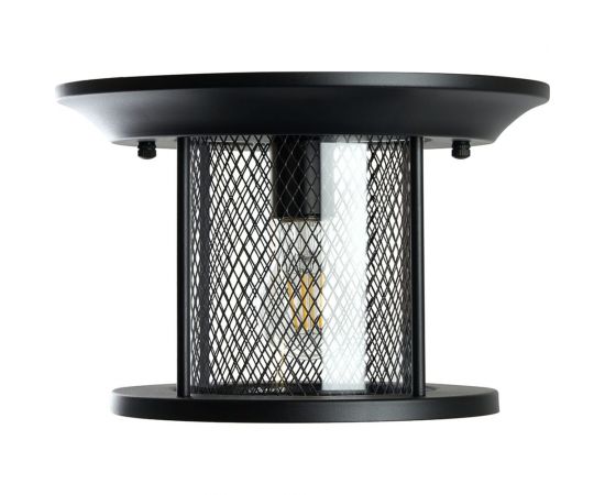 Садово-парковый светильник FERON PL723 на потолок 60W E27 230V, черный 48387 – изображение 4