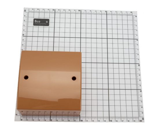 Универсальная коробка для кабель каналов Рувинил 100x100x55 мм 65019К – изображение 5