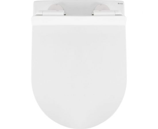 Унитаз подвесной безободковый белый с сиденьем с микролифтом BOND F01-10 – изображение 6