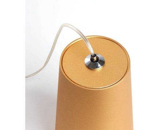 Потолочный светильник FERON ml1858 barrel bell levitation на подвесе, 1,7 м, mr16, 35w, 230v, золото черный , 48423 – изображение 7