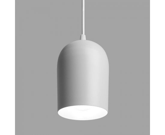 Трековый однофазный светильник на шинопровод FERON al197 на подвесе, под лампу e27, белый, 48554 – изображение 7