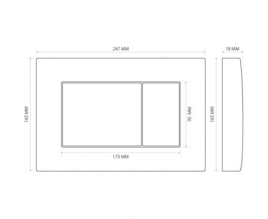 Инсталляция для скрытого монтажа унитаза Berges АТОМ 410 кнопка черная Soft Touch 040332 – изображение 7