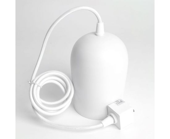 Трековый однофазный светильник на шинопровод FERON al197 на подвесе, под лампу e27, белый, 48554 – изображение 8