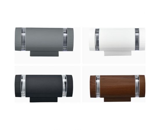 Уличный настенный светильник Apeyron 2хmax 35вт gu10, ip54, чёрный, алюминий 11-132 – изображение 9