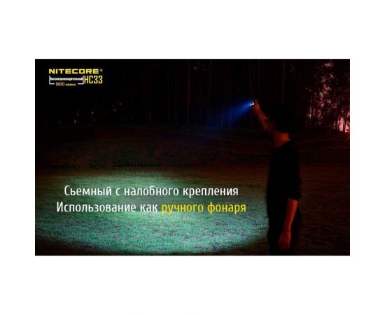 Налобный фонарь Nitecore HC33 CREE XHP35 HD 90 16962 – изображение 10