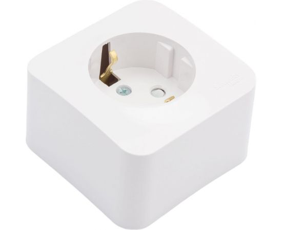 Наружная розетка Schneider Electric Blanca Белый, с заземлением, со шторками, 16А, 250В SE BLNRA011111 