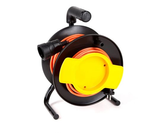 Силовой удлинитель МПП УДЛИНИТЕЛЬ одна розетка на катушке без заземления 30 метров\УС-1-30 1 роз б\з ПВС 2*0,75 30 м\220В 999000000000601 