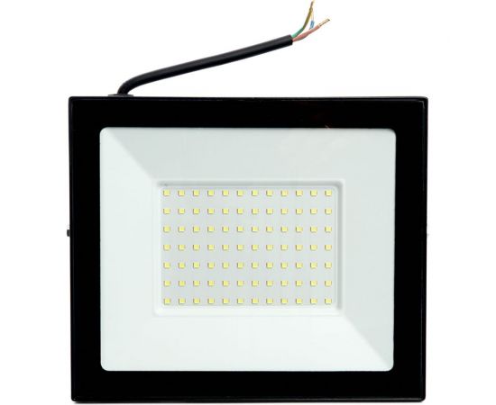 Светодиодный прожектор SAFFIT sfl90-100 ip65 100w 4000k черный, 55230 