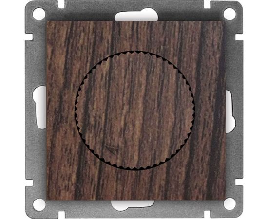 Светорегулятор (диммер) UNIVersal серия афина, с/у, 3а, 220в, 500вт, венге еврослот A0101-V 