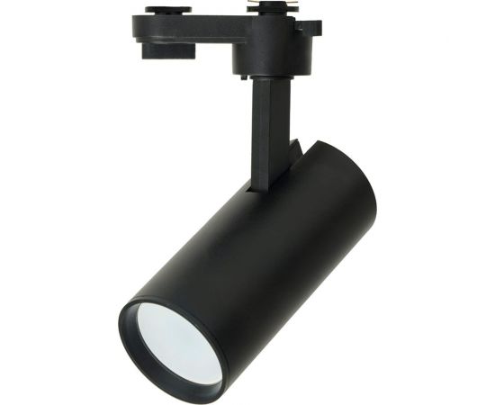 Трековый однофазный светильник на шинопровод FERON al195 под лампу gu10, черный, 48543 