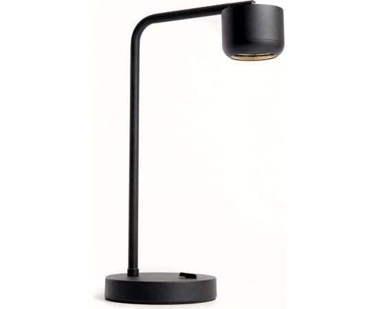 Настольный светильник под лампу FERON DE365 ECHO 12W, 230V, GX53, черный, с антибликовой сеточкой 48404 