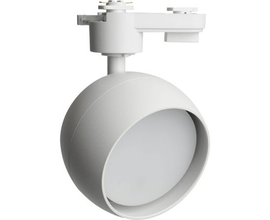 Трековый однофазный светильник на шинопровод FERON al164 под лампу gx53, белый, 48546 
