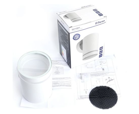 Садово-парковый светильник FERON DH1001, на стену, GX53, 230V, белый 48315 – изображение 11