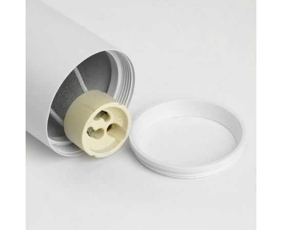 Трековый однофазный светильник на шинопровод FERON al195 под лампу gu10, белый, 48542 – изображение 11