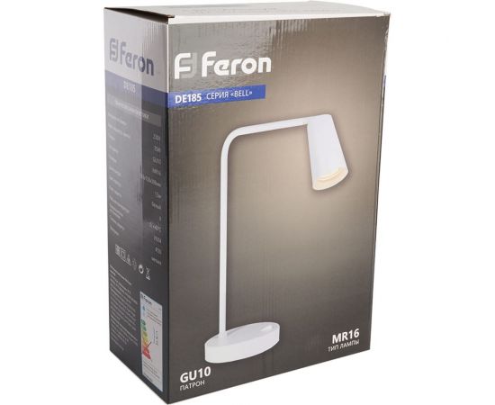 Светильник FERON под лампу DE185 BELL 35W, 230V, GU10, белый 48425 – изображение 12