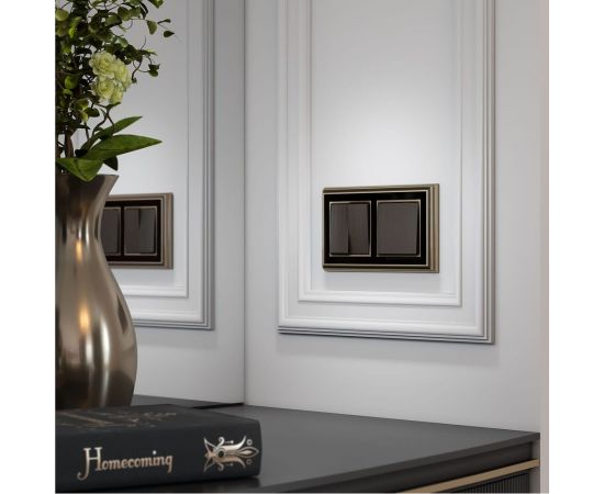 Клавиша для выключателя одноклавишного WERKEL бронзовый a051061 – изображение 2