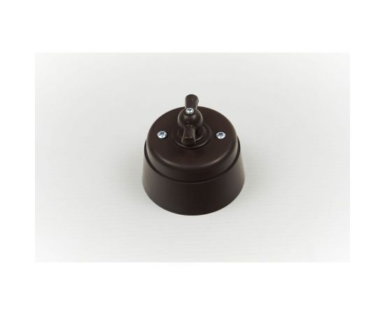 Поворотный выключатель Interior Electric с корпусом из пластика серии "вектор" (коричневый) ВПП04 – изображение 2